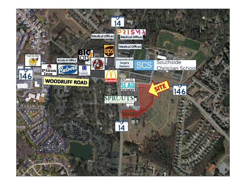 2204 Woodruff Rd, Simpsonville, SC en venta - Foto del edificio - Imagen 1 de 1