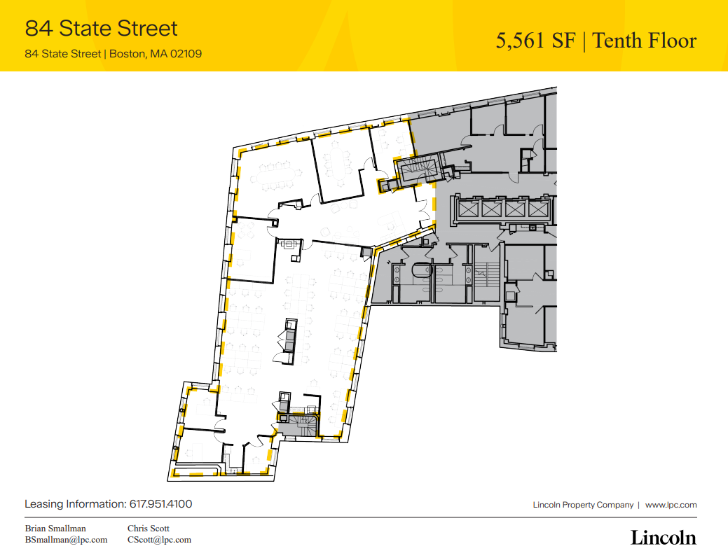 84 State St, Boston, MA en alquiler Plano de la planta- Imagen 1 de 1