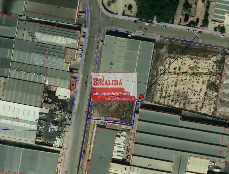 Terreno en Castalla, Alicante en venta - Vista aérea - Imagen 2 de 2