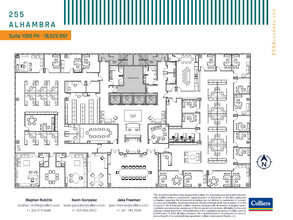 255 Alhambra Cir, Coral Gables, FL en alquiler Plano de la planta- Imagen 1 de 1