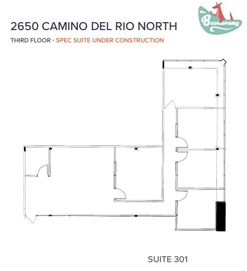 2650 Camino del Rio N, San Diego, CA en alquiler Plano de la planta- Imagen 1 de 1