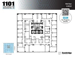 1101 14th St NW, Washington, DC en alquiler Plano de la planta- Imagen 1 de 1