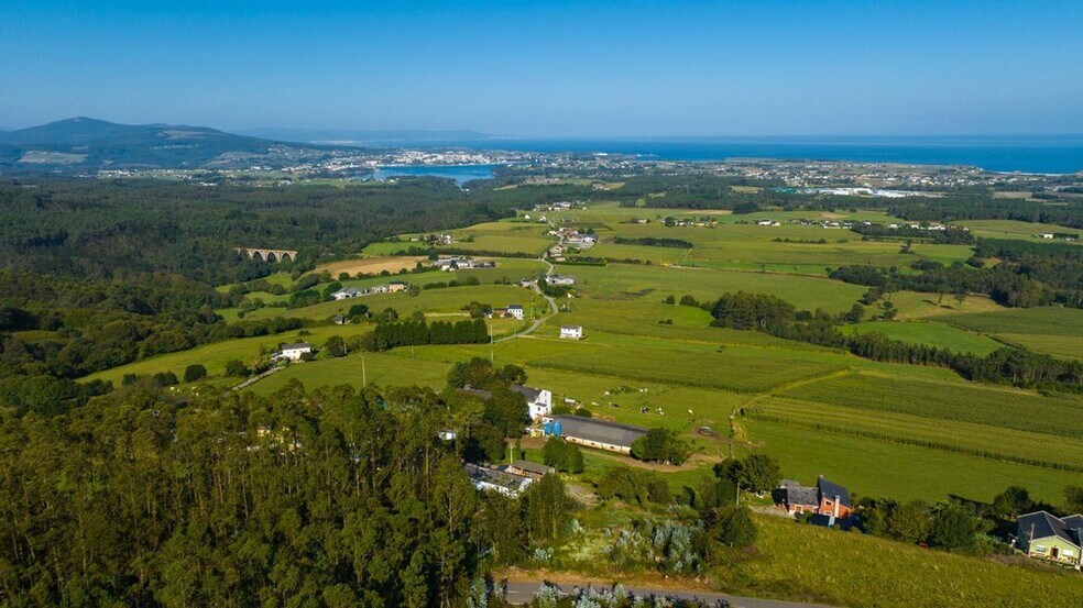 Bouza, Castropol, Asturias en venta - Vista aérea - Imagen 3 de 5