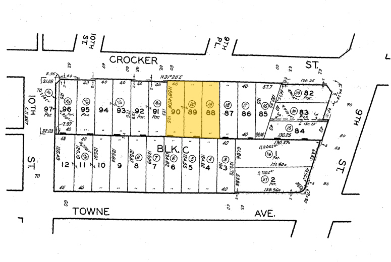 926 Crocker St, Los Angeles, CA en alquiler - Plano de solar - Imagen 2 de 11