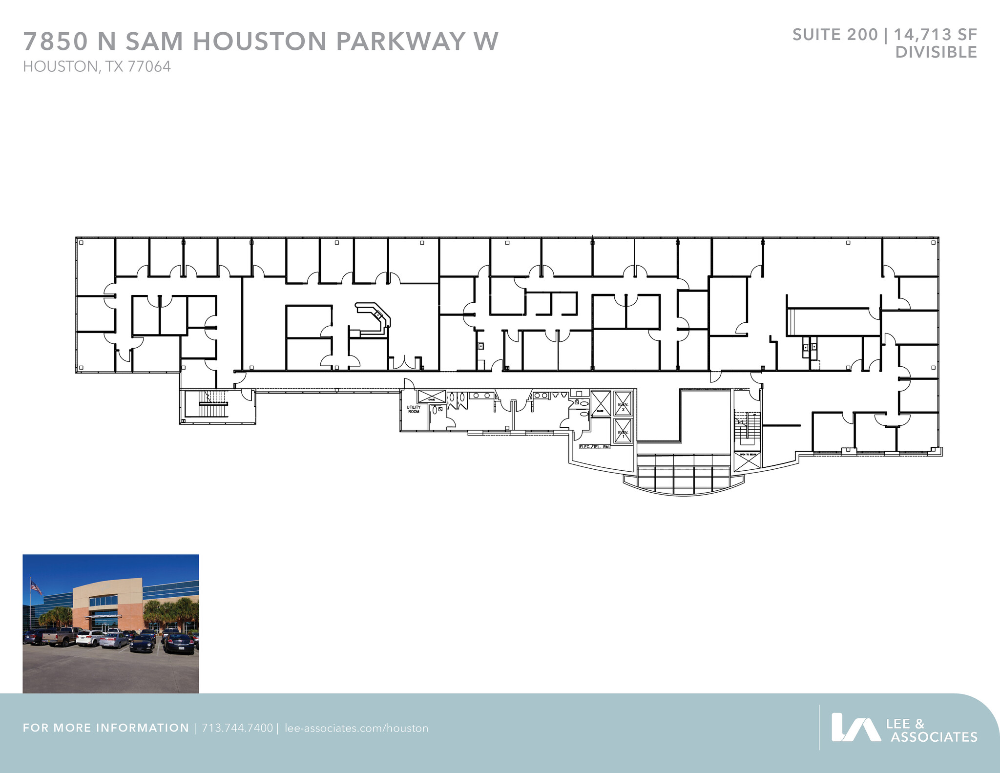 7850 N Sam Houston Pky W, Houston, TX en alquiler Plano de la planta- Imagen 1 de 1