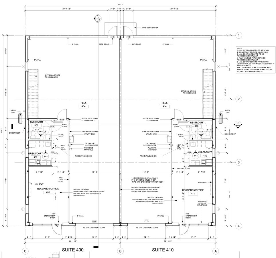 113 Cantera, Georgetown, TX 78628 - Unidad 400 & 410 - - Plano de la planta - Image 1 of 1