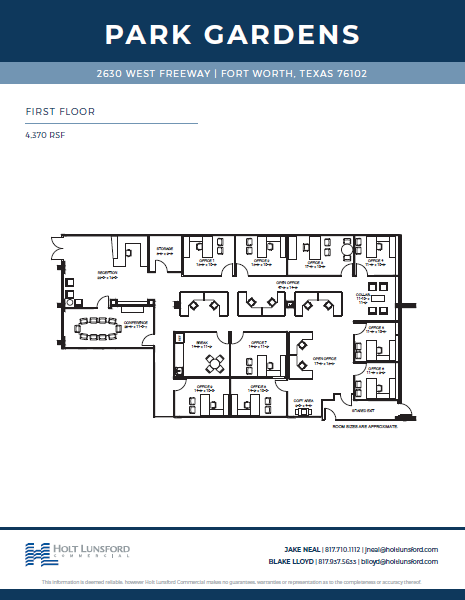 2630 West Fwy, Fort Worth, TX en alquiler Plano de la planta- Imagen 1 de 1