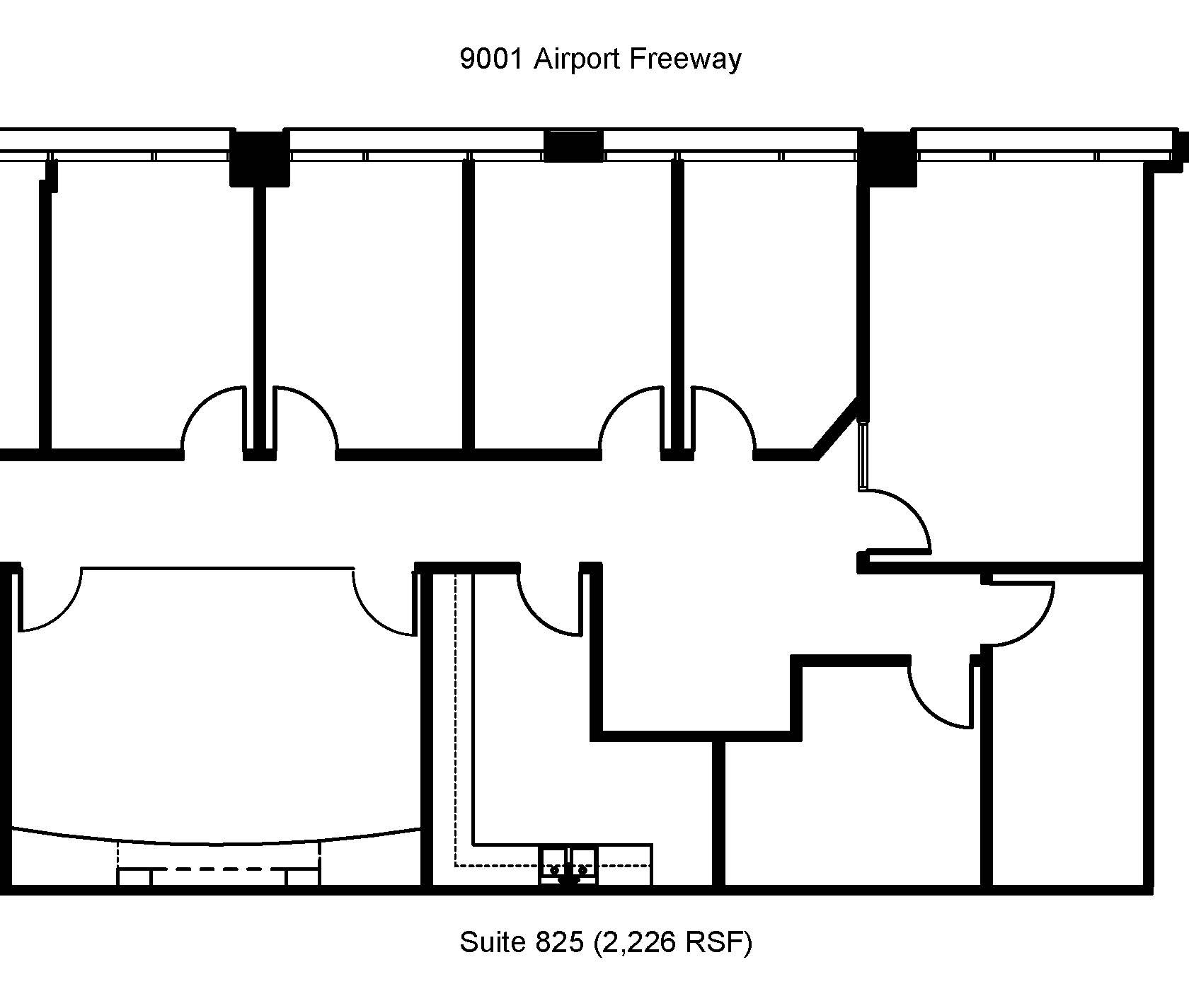 9001-9003 Airport Fwy, North Richland Hills, TX en alquiler Plano de la planta- Imagen 1 de 1