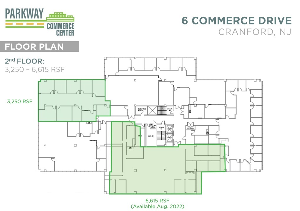 20 Commerce Dr, Cranford, NJ en alquiler Plano de la planta- Imagen 1 de 1