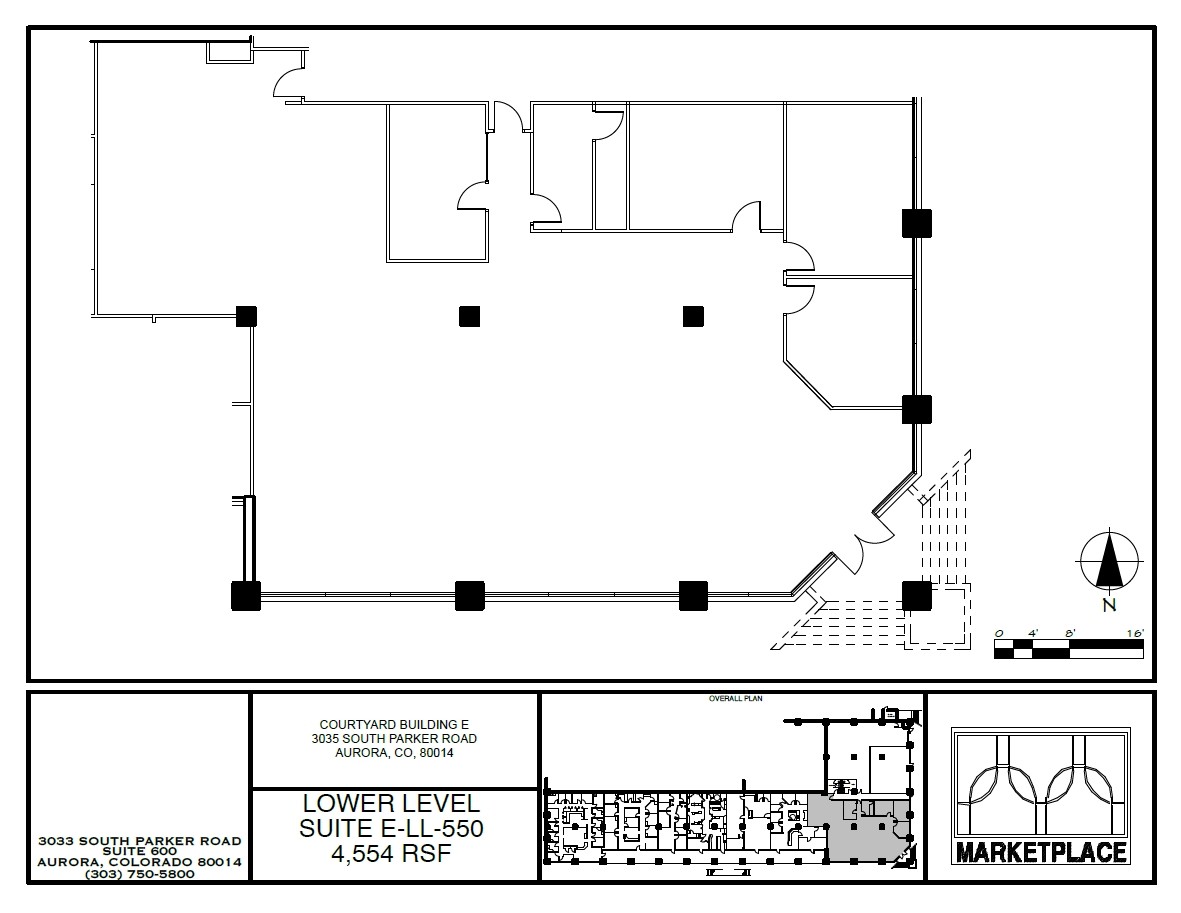 3025 S Parker Rd, Aurora, CO en alquiler Plano de la planta- Imagen 1 de 1