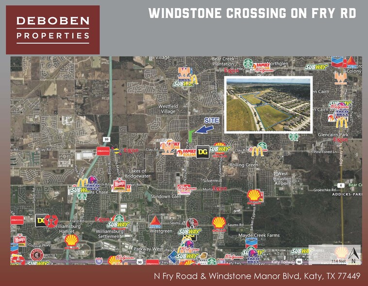 N Fry Rd & Windstone Manor Blvd, Katy, TX en venta - Foto del edificio - Imagen 2 de 6