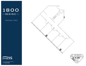 1800 Bering Dr, Houston, TX en alquiler Plano de la planta- Imagen 1 de 1