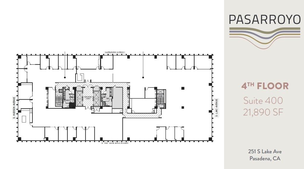 225 S Lake Ave, Pasadena, CA en alquiler Plano de la planta- Imagen 1 de 1