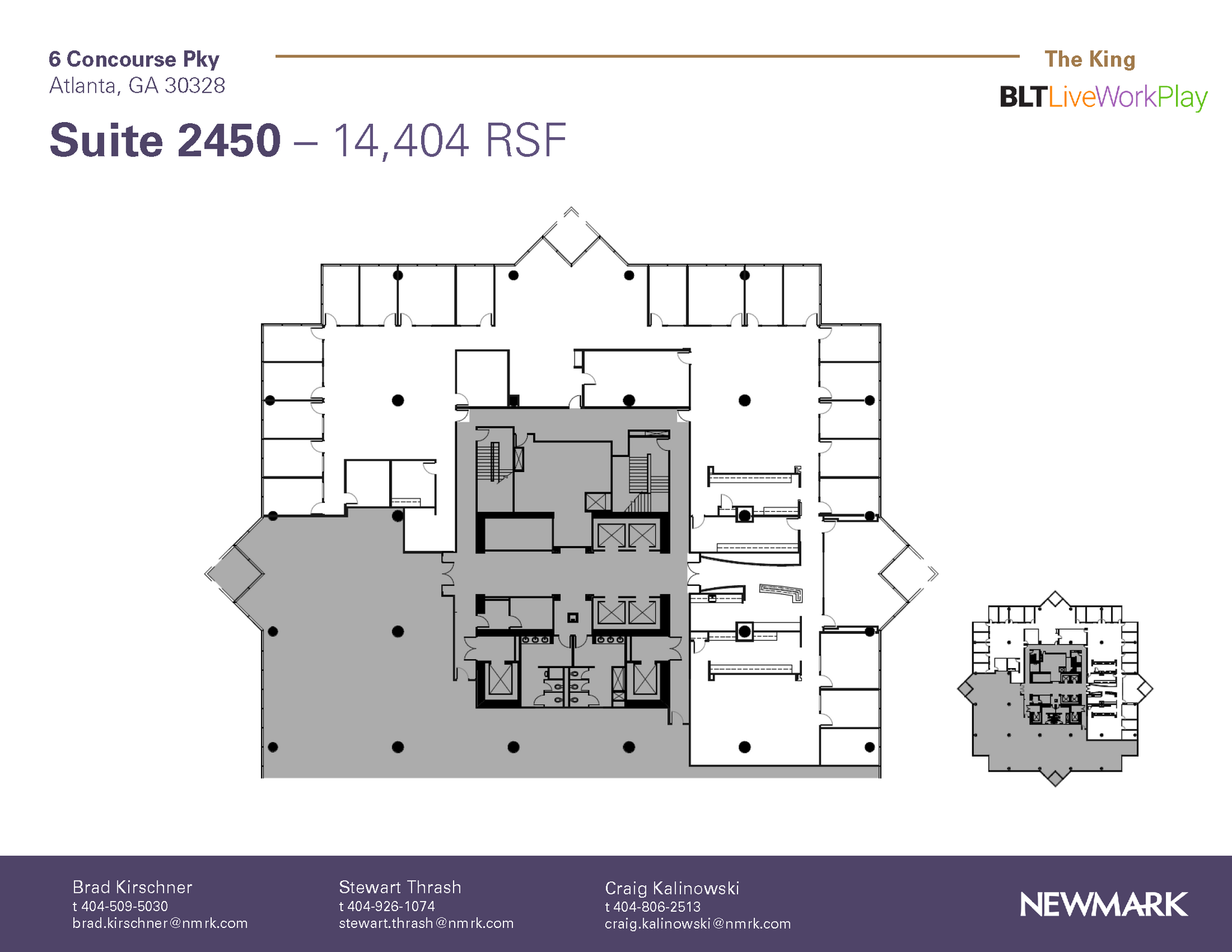 6 Concourse Pky NE, Atlanta, GA en alquiler Plano de la planta- Imagen 1 de 1