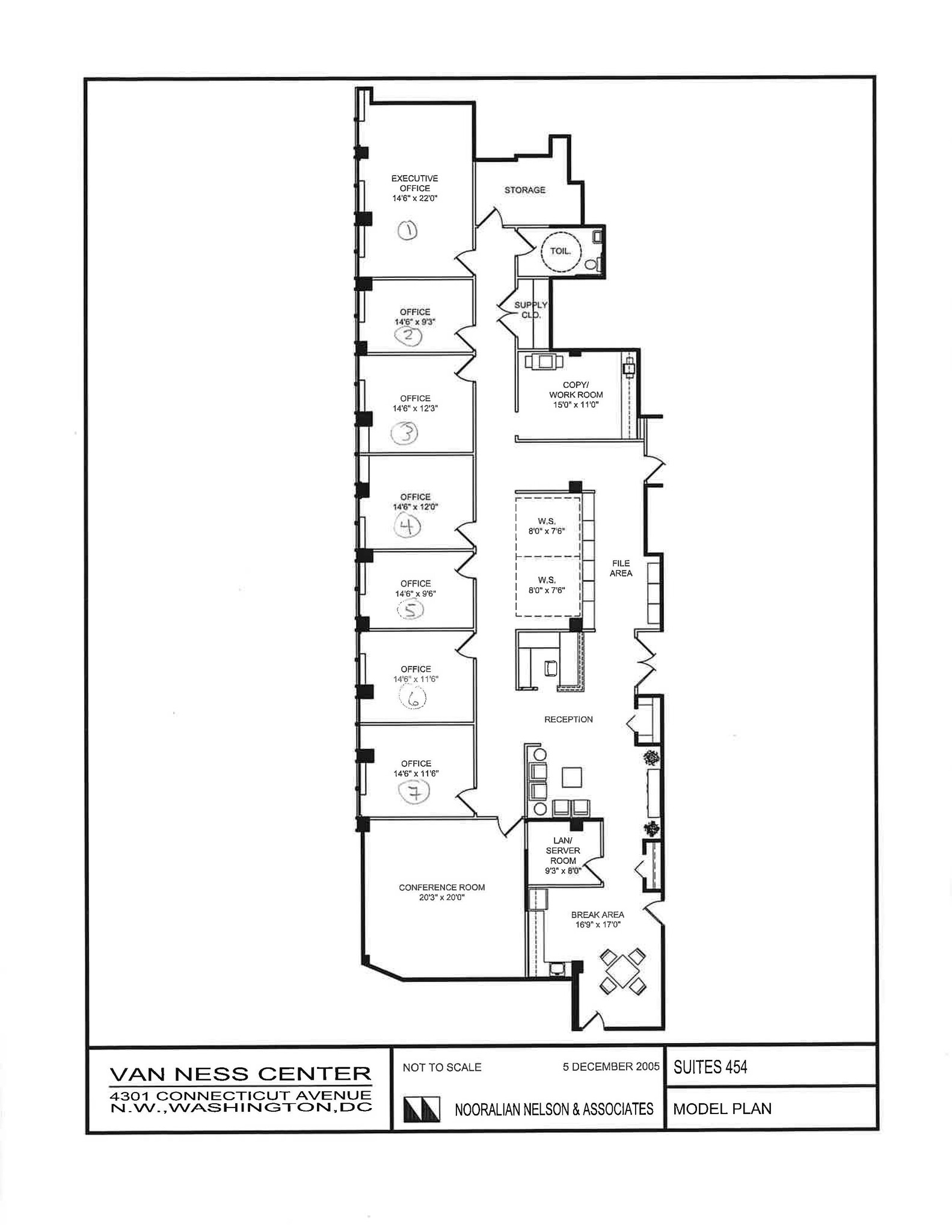 4301 Connecticut Ave NW, Washington, DC en alquiler Plano de la planta- Imagen 1 de 1