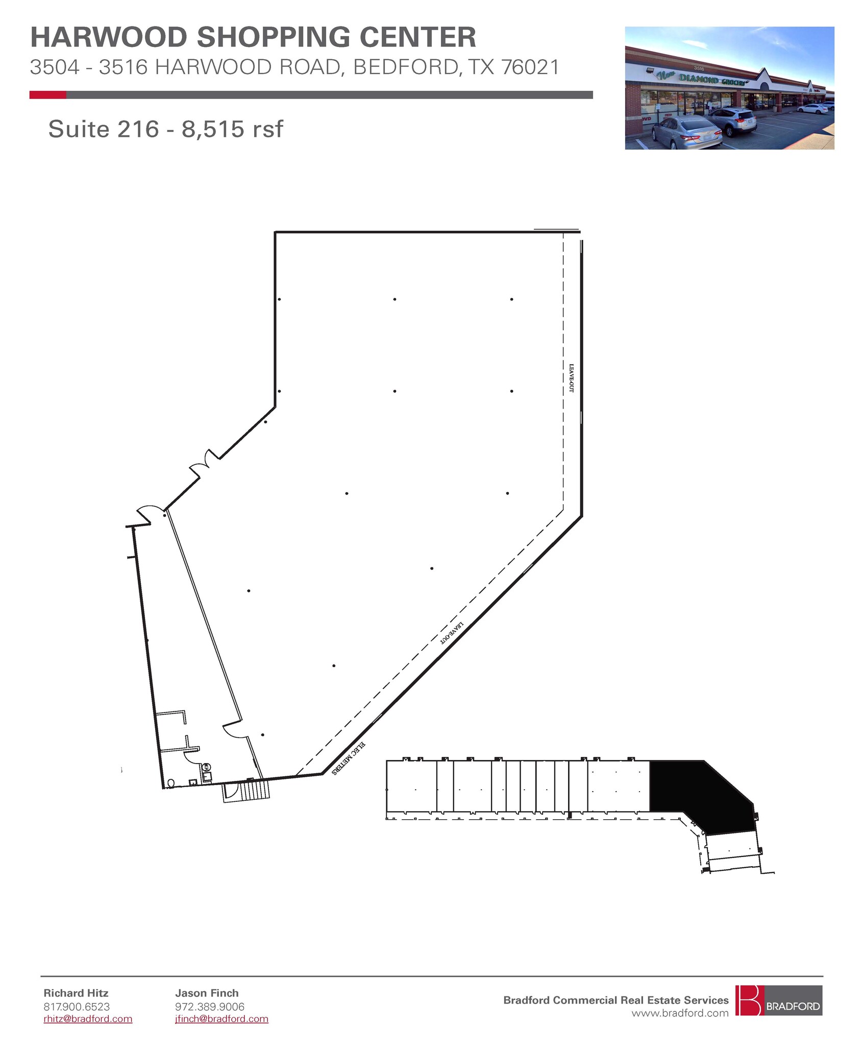 3504-3508 Harwood Rd, Bedford, TX en alquiler Plano de la planta- Imagen 1 de 1