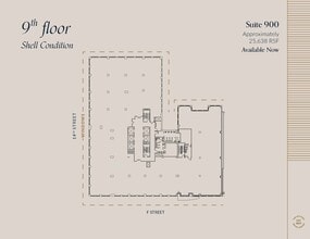 607 14th St NW, Washington, DC en alquiler Plano de la planta- Imagen 1 de 3