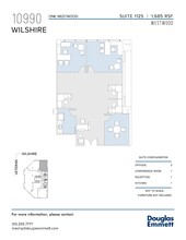 10990 Wilshire Blvd, Los Angeles, CA en alquiler Plano de la planta- Imagen 1 de 1