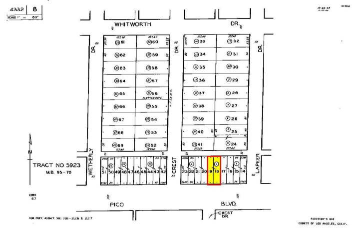 8955 W Pico Blvd, Los Angeles, CA en venta - Plano de solar - Imagen 3 de 4