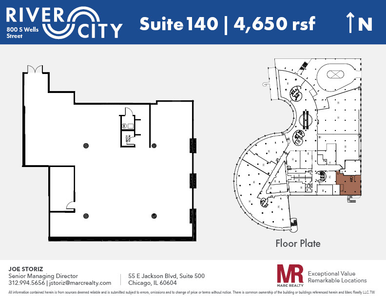 800 S Wells St, Chicago, IL en alquiler Plano de la planta- Imagen 1 de 1