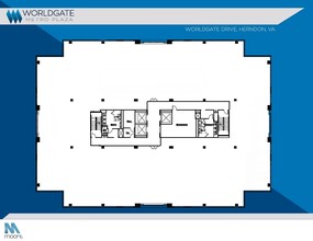 12851 Worldgate Dr, Herndon, VA en alquiler Plano de planta tipo- Imagen 1 de 3