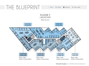 3400 W Riverside Dr, Burbank, CA en alquiler Plano de la planta- Imagen 2 de 2