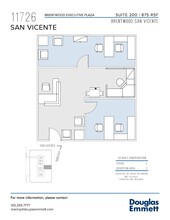 11726 San Vicente Blvd, Los Angeles, CA en alquiler Plano de la planta- Imagen 1 de 1