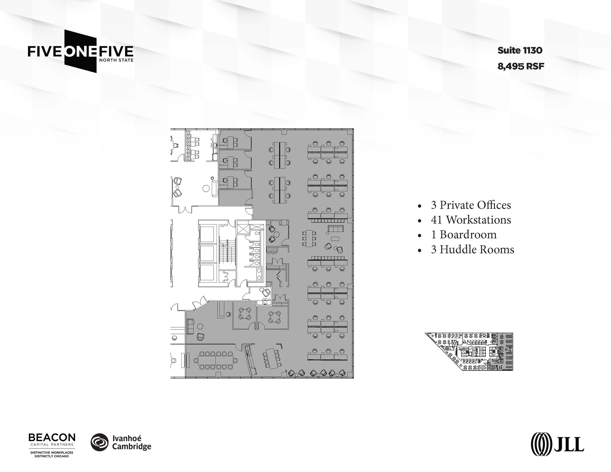 515 N State St, Chicago, IL en alquiler Plano de la planta- Imagen 1 de 10