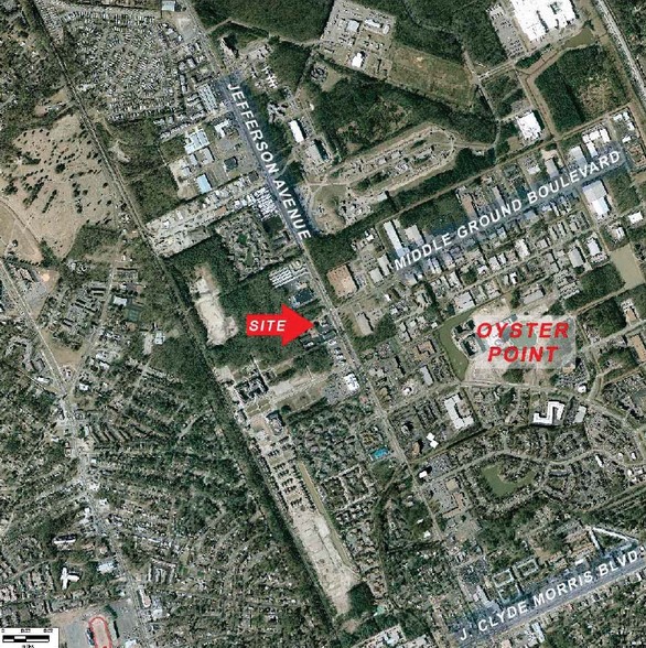 11847 Jefferson Ave, Newport News, VA en alquiler - Vista aérea - Imagen 3 de 10