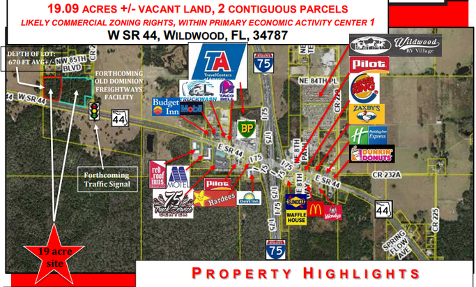 W State Road 44 Hwy, Wildwood, FL en venta - Foto principal - Imagen 1 de 1