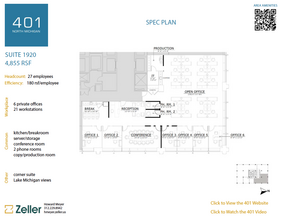 401 N Michigan Ave, Chicago, IL en alquiler Plano de la planta- Imagen 1 de 2