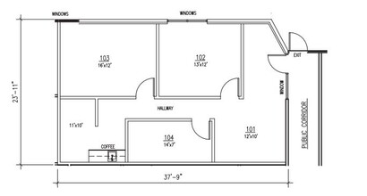 301 Wells Fargo Dr, Houston, TX en alquiler Plano de la planta- Imagen 1 de 1