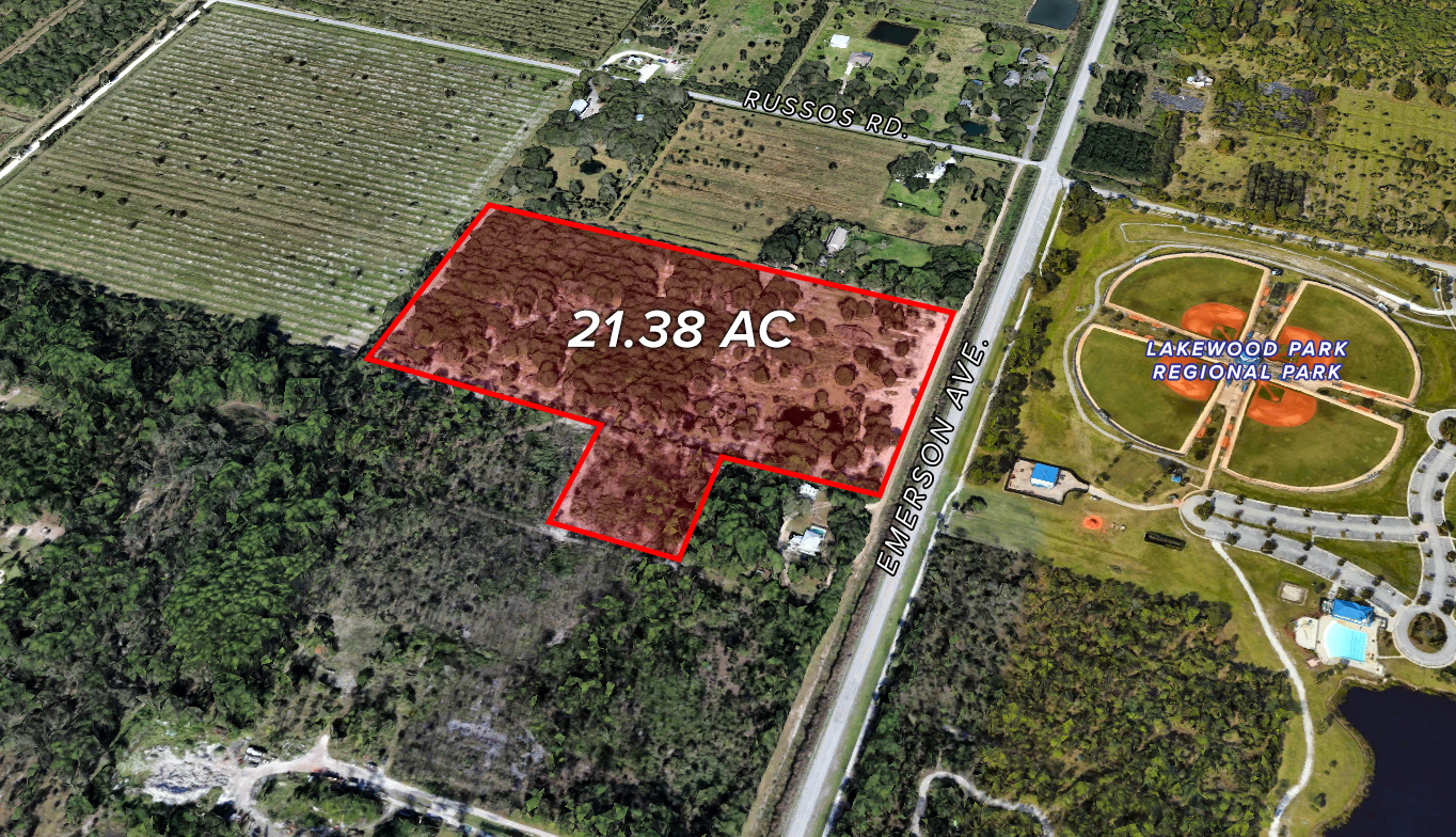 Emerson Ave., Fort Pierce, FL en venta Vista aérea- Imagen 1 de 3