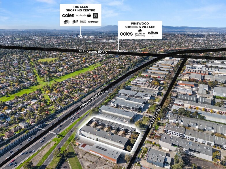 15 Ricketts Road, Mount Waverley en alquiler - Vista aérea - Imagen 3 de 3