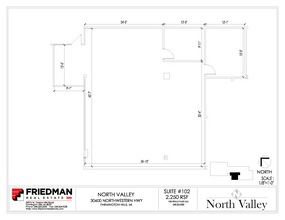 30500 Northwestern Hwy, Farmington Hills, MI en alquiler Plano de la planta- Imagen 1 de 2