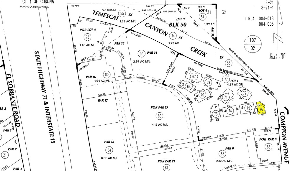 1335 Corona Pointe Ct, Corona, CA en venta - Plano de solar - Imagen 3 de 6