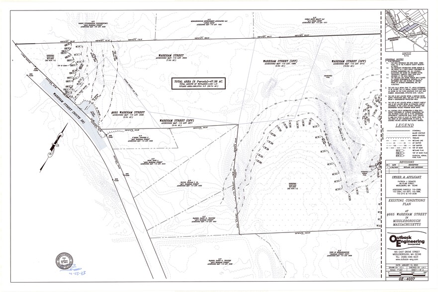 665 Wareham St, Middleboro, MA en alquiler - Plano del sitio - Imagen 3 de 3