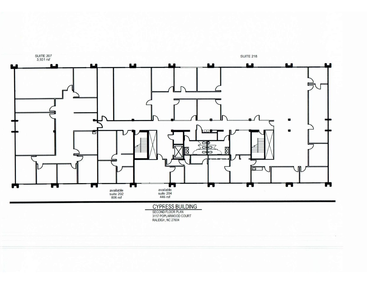 3101 Poplarwood Ct, Raleigh, NC en alquiler Plano de la planta- Imagen 1 de 1