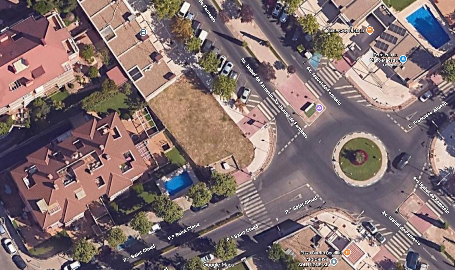 Terreno en Boadilla del Monte, Madrid en venta Vista aérea- Imagen 1 de 6