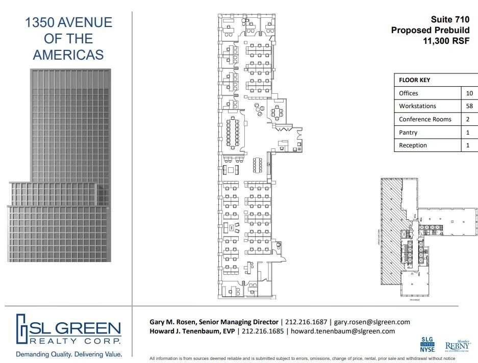 1350 Avenue of the Americas, New York, NY en alquiler Plano de la planta- Imagen 1 de 1