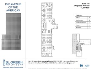 1350 Avenue of the Americas, New York, NY en alquiler Plano de la planta- Imagen 1 de 1