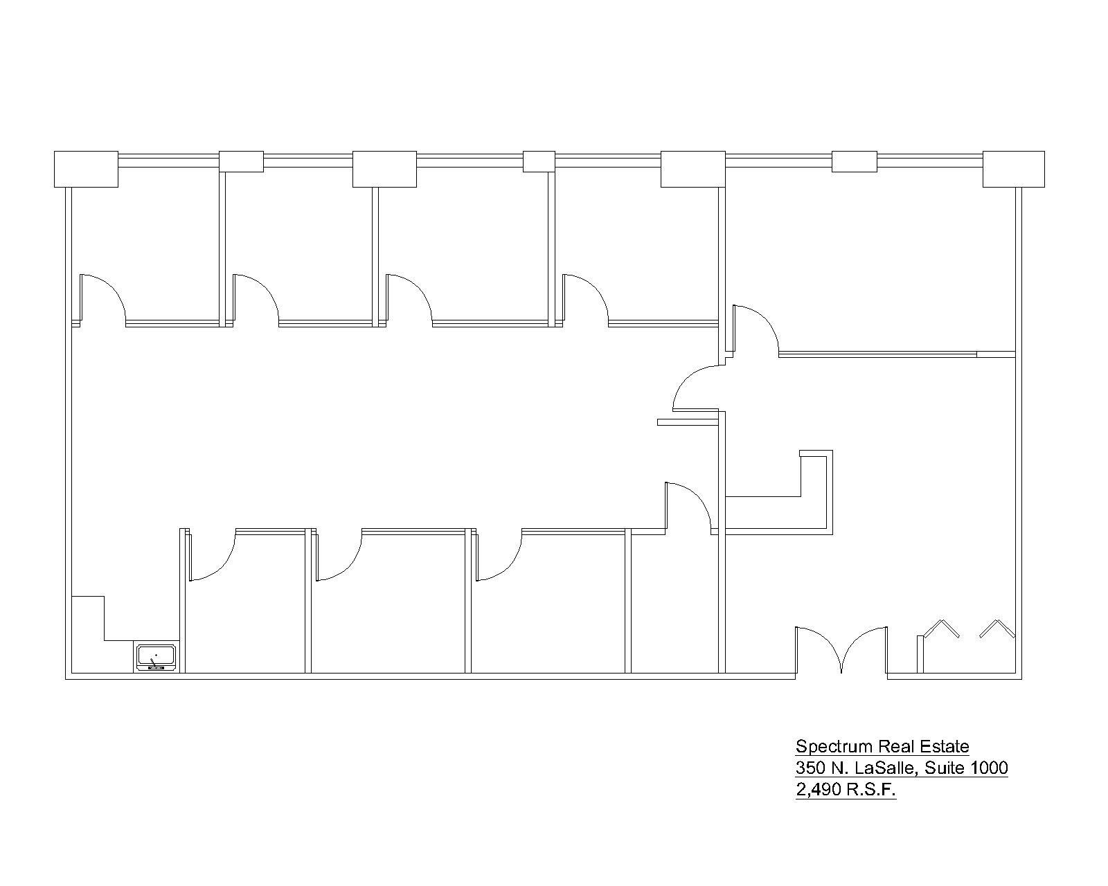 350 N LaSalle St, Chicago, IL en alquiler Plano de la planta- Imagen 1 de 1