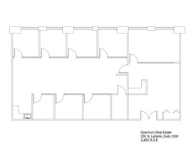 350 N LaSalle St, Chicago, IL en alquiler Plano de la planta- Imagen 1 de 1