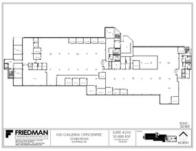 100 Galleria Officentre, Southfield, MI en venta Plano de la planta- Imagen 1 de 2