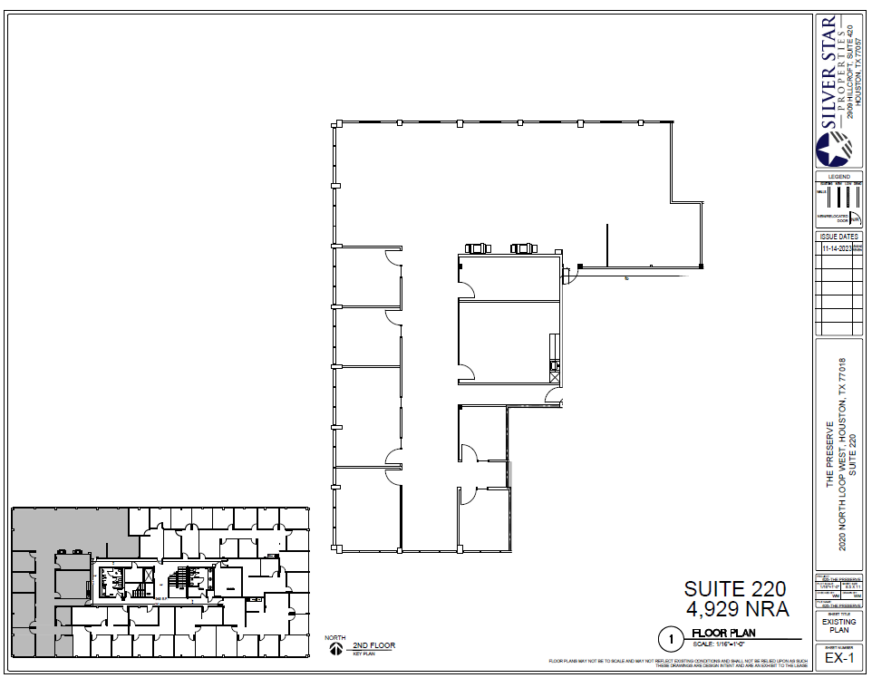 2000 N Loop Fwy W, Houston, TX en alquiler Plano de la planta- Imagen 1 de 1