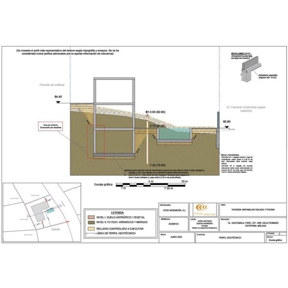 Terreno en Estepona, Málaga en venta - Plano del sitio - Imagen 1 de 5