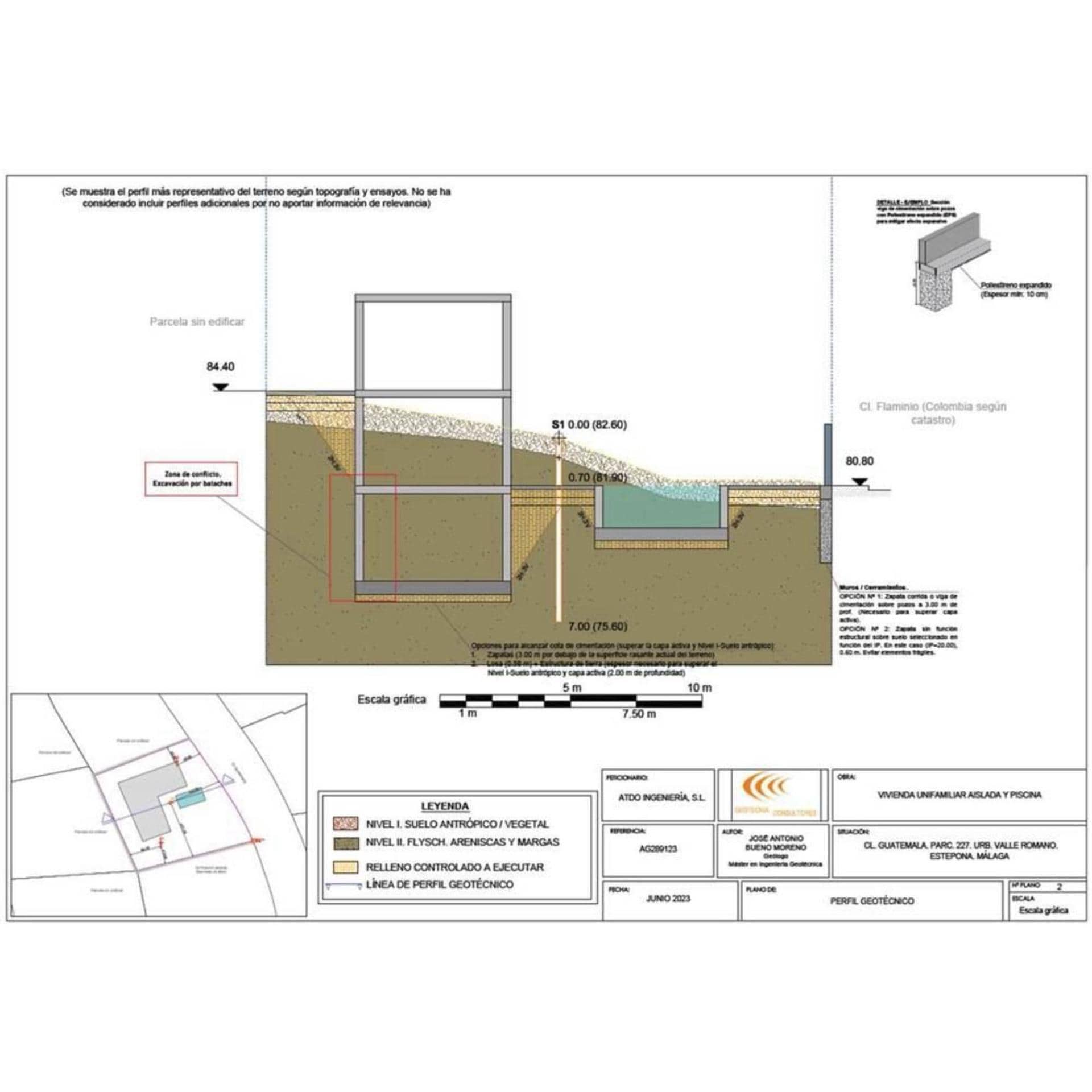 Terreno en Estepona, Málaga en venta Plano del sitio- Imagen 1 de 6