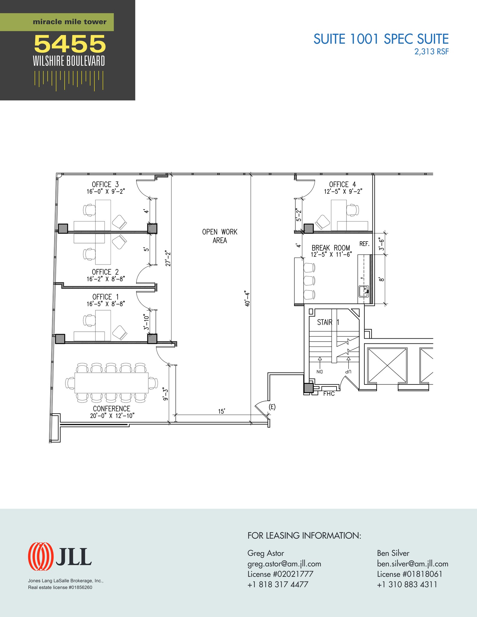 5455 Wilshire Blvd, Los Angeles, CA en alquiler Plano del sitio- Imagen 1 de 1