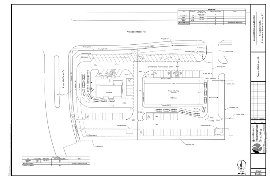 2157 Avondale Haslet Rd, Haslet, TX en venta - Plano del sitio - Imagen 2 de 2