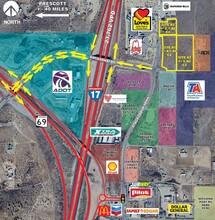 NWC Arcosanti & Stagecoach Tr, Mayer, AZ - VISTA AÉREA  vista de mapa